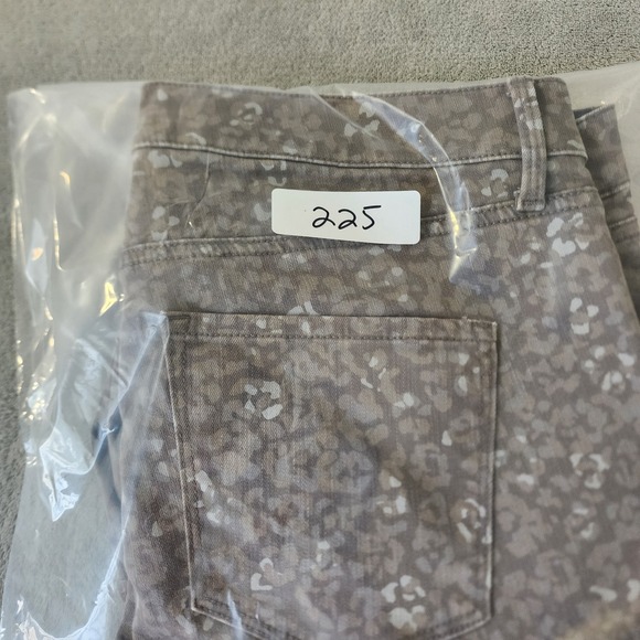 Talbots Slimming Abstract‎ Leopard Jeggings Women's Size 16 High Rise Neutral - Picture 10 of 10